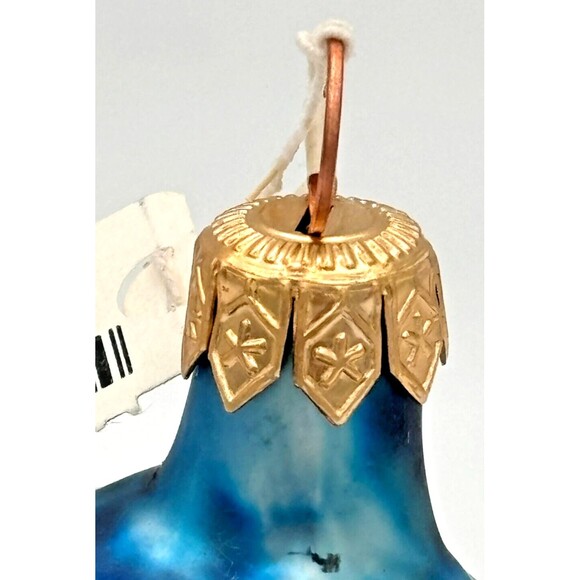 Henri Bendel Mercury Glass Ornament Poland Christmas Holly Berries Leaves HTF BL - Picture 5 of 16